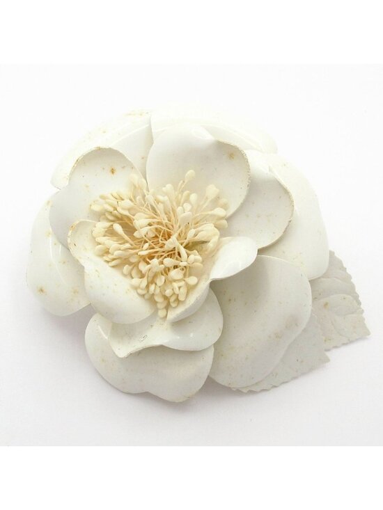 Chanel Jewelry - Chanel Corsage Camellia White Brooch